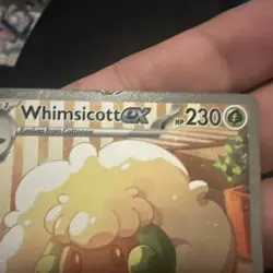 Pokemon Whimsicott EX ENGLISH SIR White Flare #165/086 Special Illustration Rare - Image 3