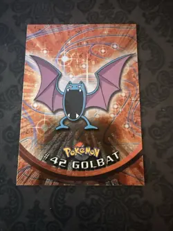 Golbat #42 Black Topps Logo Foil 1999 Topps Pokemon TV Animation Edition Series - Image 1