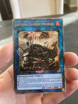 Amphibious Swarmship Amblowhale RA04-EN077 (Quarter Century Secret Rare) Yugioh - Image 1