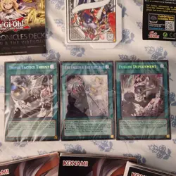 Yugioh Chronicles Deck: Fallen & The Virtuous AllFoil 3 Set - OpenBox + Bonus(1) - Image 2