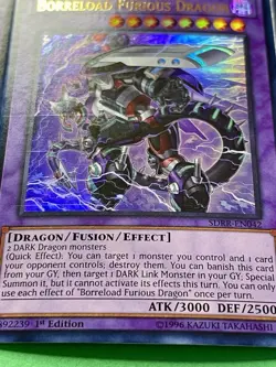 3x Borreload Furious Dragon | SDRR-EN042 | Ultra Rares | MP | 1st Ed | YuGiOh! - Image 5