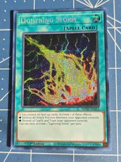 ??Yugioh! Lightning Storm - MP22-EN253 - Prismatic Secret Rare - 1st Edition - Image 1