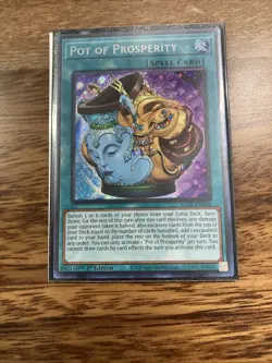 Pot Of Prosperity Secret Rare 1st Edition RA01-EN066 Yugioh - Image 1