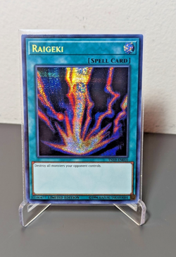 Raigeki TN19-EN010 YuGiOh! Prismatic Secret Rare LIMITED - NM - Image 1
