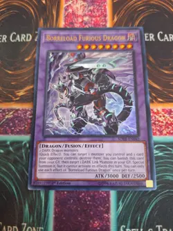 Yu-Gi-Oh! Borreload Furious Dragon SDRR-EN042 Ultra Rare 1st Edition Near Mint - Image 1