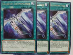 Yugioh Stardust Illumination X3 Rare MP22-EN152 1st Near Mint Playset - Image 1