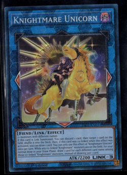 Knightmare Unicorn RA01-EN043 1st Edition PCR Yugioh Near Mint - Image 1