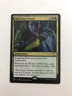 Elderfang Venom MTG Magic the Gathering Card NM Near Mint KHC - Image 1