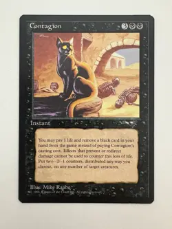 Contagion MTG Magic the Gathering Card NM Near Mint Alliances - Image 1