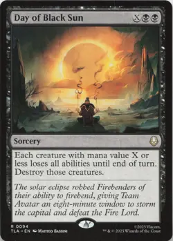 Day of Black Sun R Avatar: The Last Airbender 94 NM MTG - Image 1