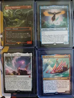 MTG Caverns Of Ixalan 7 Card Lot With Hunting Velociraptor And Others - Image 2