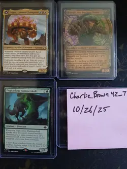 MTG Caverns Of Ixalan 7 Card Lot With Hunting Velociraptor And Others - Image 3