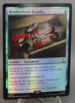 Brotherhood Regalia 2024 MTG Assassin's Creed Foil #071 - Image 1