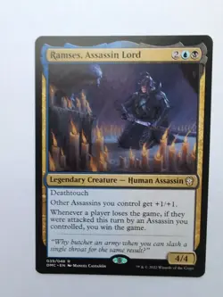 MTG Ramses, Assassin Lord (DMC) Commander: Dominaria United Regular Rare 039/048 - Image 1