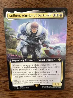 MTG Final Fantasy Commander, Ardbert, Warrior of Darkness - Borderless NM - Image 1