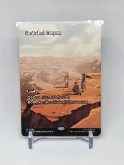 Sunbaked Canyon - Borderless | NM | Avatar: The Last Airbender | MTG 0058 - Image 1