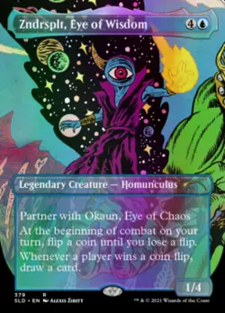 Zndrsplt, Eye of Wisdom // Zndrsplt, Eye of Wisdom (Borderless) [Secret Lair Dro - Image 1