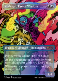 Zndrsplt, Eye of Wisdom // Zndrsplt, Eye of Wisdom (Borderless) [Secret Lair Dro - Image 2