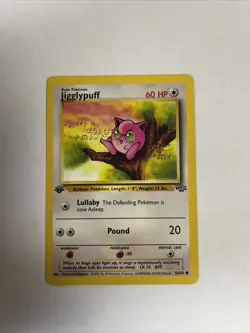 Pokemon - Jigglypuff 54/64 1st Edition - WOTC Jungle Set - Image 1