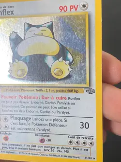 CARTE POKEMON RONFLEX 11/64 FR HOLO WIZARDS JUNGLE - TBE/EXC - Image 4