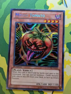Yu-Gi-Oh! TCG Mystic Tomato LCYW-EN239 Secret Rare 1st Edition - NM - Image 1