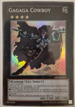 YuGiOh Gagaga Cowboy Super Rare ABYR-EN041 - Image 1