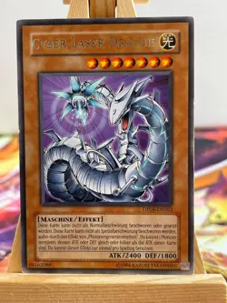 Cyber Laser Drache DP04-DE003 Rare Deutsch EX YUGIOH - Image 1