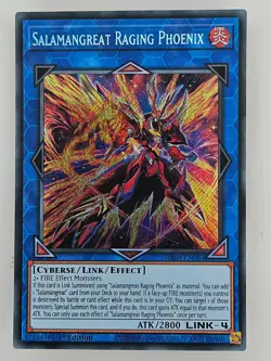 Yu Gi Oh - RA04-EN083 Salamangreat Raging Phoenix - Secret Rare - Image 1