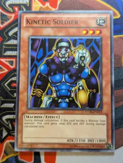 Yu-Gi-Oh! Kinetic Soldier Common TU06-EN013 - Light Play - Image 1