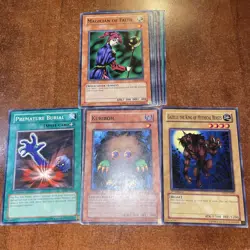 Yu-Gi-Oh Vintage 1st Edition 10 Card Lot - Image 1