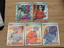 Pokemon TCG Prismatic Evolution Full Art Trainer Lot 5 Cards NM 133 134 138 141 - Image 1