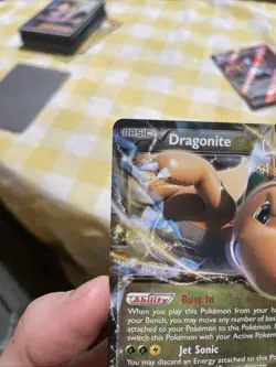 Pokemon TCG Dragonite EX Ultra Rare Holo Card 74/111 XY Furious Fists - Image 2