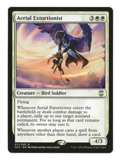 Aerial Extortionist MTG Creature Card Streets of New Capenna 1x NM - Image 1
