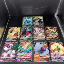 Lot of (10) Pokemon V Sword & Shield Full Art Ultra Rare Holo Cards Alcremie - Image 1