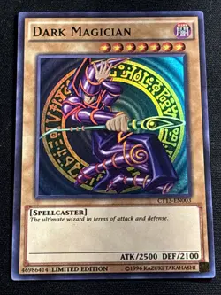 Dark Magician CT13-EN003 Yu-Gi-Oh TCG Collector Tin Ultra Rare Card Near Mint NM - Image 1