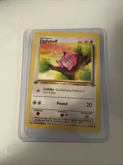 Pokemon TCG Jigglypuff 1st Edition Jungle Card 54/64 Regular Common - Image 1
