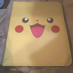 Pokemon TCG Card Binder - Giant Pikachu Face - Zippered 3-Ring Album - NEW! - Image 1