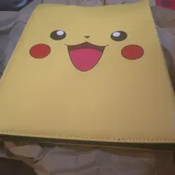 Pokemon TCG Card Binder - Giant Pikachu Face - Zippered 3-Ring Album - NEW! - Image 2