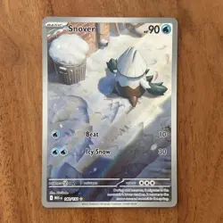 Pokemon TCG Snover Mega Evolutions 140/132 Shiny Rare IR NM Card - Image 1