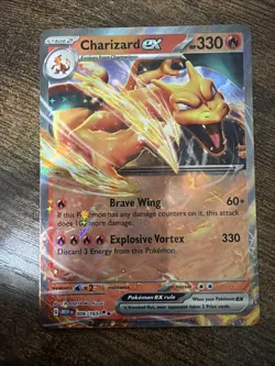 Pokemon TCG Card Charizard EX 006/165 Sv: Scarlet & Violet 151 Holo NM/ Mint - Image 1