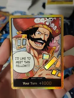 One Piece Gol.D.Roger GOLD DON!! Card (OP-13) English - Image 1