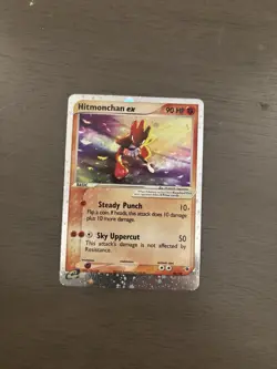 Hitmonchan EX Holo Rare Ruby and Sapphire Card 98/109 Excellent Condition - Image 1