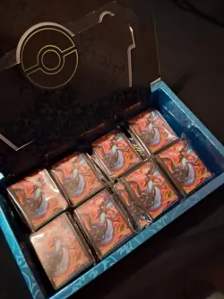 Mega Charizard X EX UPC Ultra Premium Collection - 65 Card Sleeves - NEW - Image 1