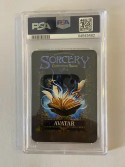 2023 Sorcery Contested Realm Alpha Box Topper Sorcerer PSA 9 #3482 - Image 2