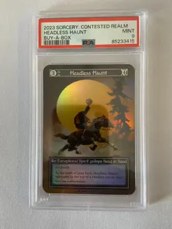 2023 Sorcery Contested Realm Promo Headless Haunt PSA 9 #3415 - Image 1