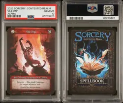 2023 Sorcery Contested Realm ALPHA Vile Imp Frank Frazetta PSA 10 #3420 - Image 3