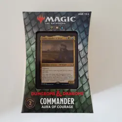 Aura of Courage Commander Deck Sealed Adventures in the Forgotten Realms - Image 1