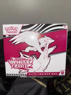 Pokemon Scarlet and Violet White Flare Elite Trainer Box ETB Sealed - Image 1