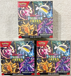 POKEMON SCARLET & VIOLET PALDEAN FATES BOOSTER BUNDLE BOX LOT OF 3 *NEW SEALED* - Image 2