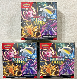 POKEMON SCARLET & VIOLET PALDEAN FATES BOOSTER BUNDLE BOX LOT OF 3 *NEW SEALED* - Image 3